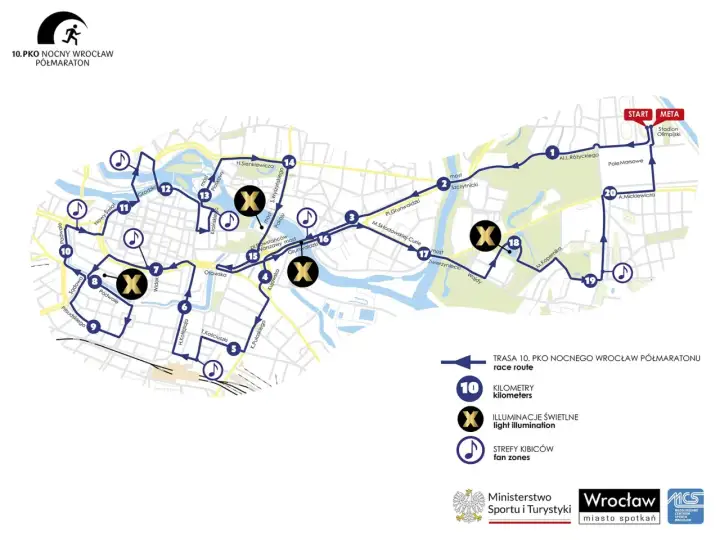 Wrocławski Półmaraton - Jak przygotować się do nocnego startu?