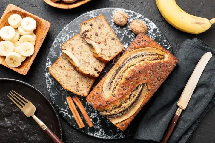 Fit ciasto bananowe - wilgotne, bez cukru, idealne na śniadanie