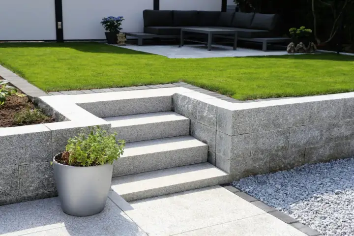 Scale in pietra naturale, perfette per un giardino moderno. Scopri come pulire scale in pietra naturale per mantenerle sempre splendenti.