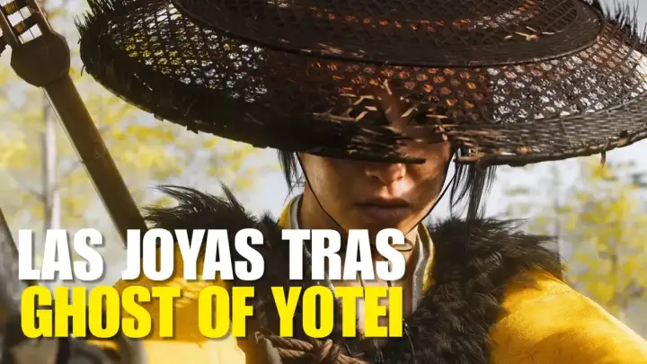 Guerrero con sombrero de paja y vestimenta amarilla, listo para la acción en un mundo de **weird west**.