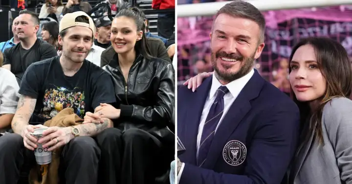 Brooklyn i Nicola Peltz Beckham na meczu, a David i Victoria Beckham w garniturach. Czy to początek konfliktu, dlaczego popularna para celebrytów kłóci się o opiekę nad dzieckiem?