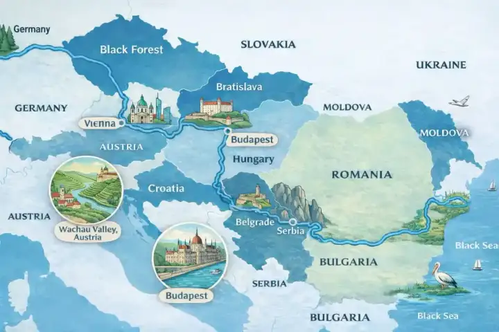 Dunaj - gdzie płynie i co warto zobaczyć?