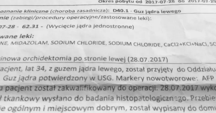 Rak jądra: Ile lat życia? 95% szans na wyleczenie!
