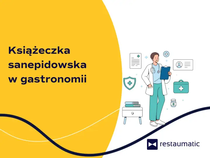Lekarz z książeczką sanepidowską w gastronomii. Dowiedz się, ile trwa wyrobienie książeczki sanepidowskiej.