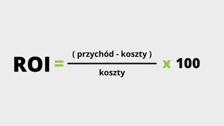 Wzór na ROI: (przychód - koszty) / koszty * 100. Oblicz swój zwrot z inwestycji!
