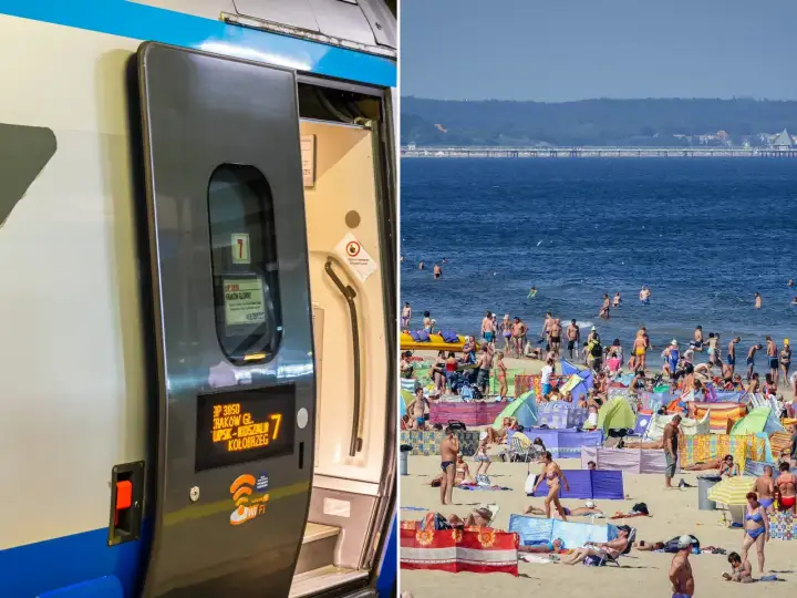 Pociąg do Kołobrzegu, idealny na wakacje z bliskimi. Taniej z bliskimi dla każdego, kto chce odpocząć nad morzem.