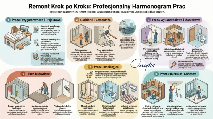 Remont domu - Kolejność prac, która oszczędza pieniądze i nerwy