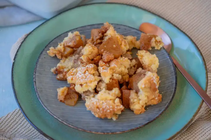 Apfel-Crumble - So gelingt er perfekt knusprig!