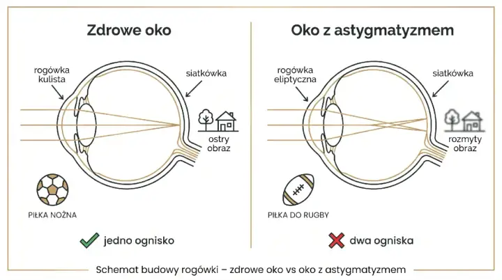Astygmatyzm a prawo jazdy - jak zdać badanie?