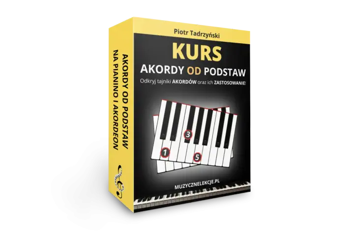 Kurs "Akordy od podstaw" na pianino i akordeon. Odkryj tajniki akordów i ich zastosowanie.