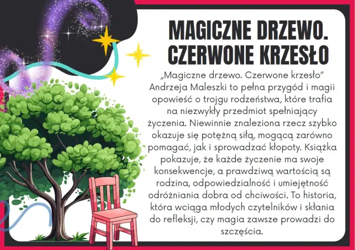 Magiczne drzewo. Czerwone krzesło - streszczenie i sens