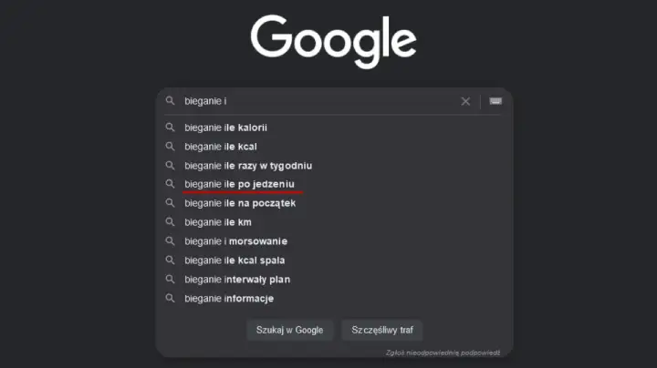 Ile po jedzeniu można biegać, aby uniknąć dyskomfortu?