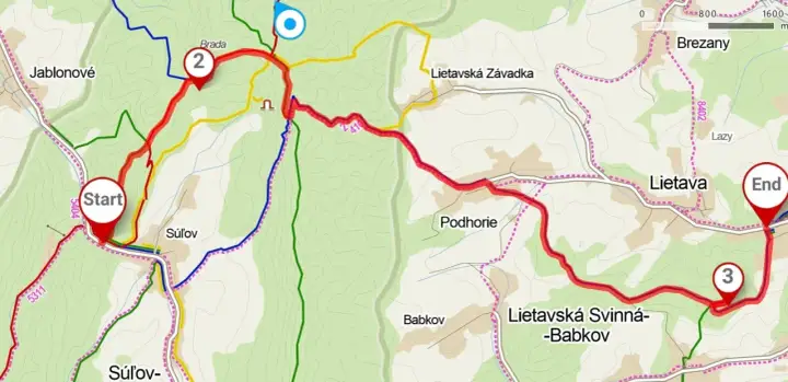 Súľovské skaly - trasa, czas przejścia i dojazd z Polski
