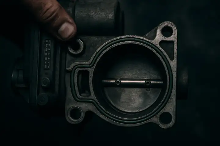 Brudna przepustnica w dłoni mechanika. Jak wyczyścić przepustnicę bez rozregulowania adaptacji?