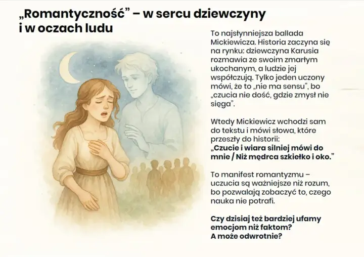 Adam Mickiewicz - Jak czytać go bez szkolnego zniechęcenia?