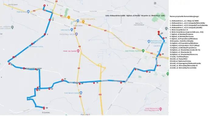 Busy Łódź Fabryczna Dłutów: Rozkład, przewoźnik, jak dojechać?