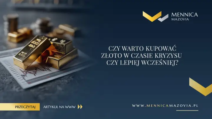 Sztabki złota na wykresie giełdowym. Czy warto kupować złoto w czasie kryzysu? Prognozy kursu złota.