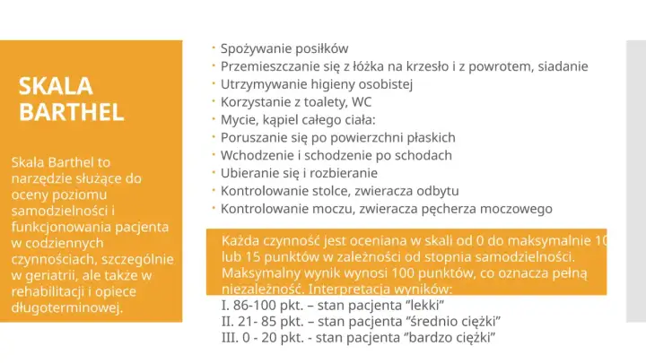 Skala Barthel: Pobierz druk PDF i zrozum klucz do opieki