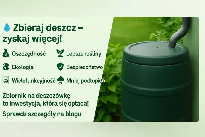 Deszczówka w domu i ogrodzie - Czy to się opłaca?