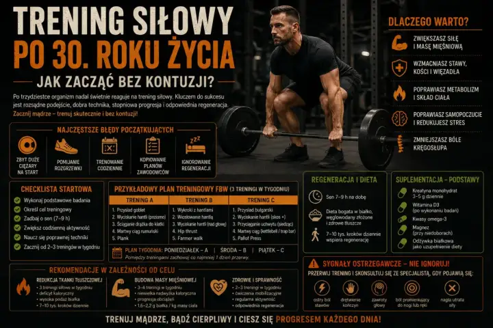 Atletyczna sylwetka a kontuzje - Trenuj mądrze!