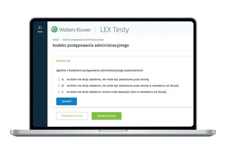 Test wiedzy o Kodeksie postępowania administracyjnego. Pytanie 162 dotyczy zaskarżania postanowień.