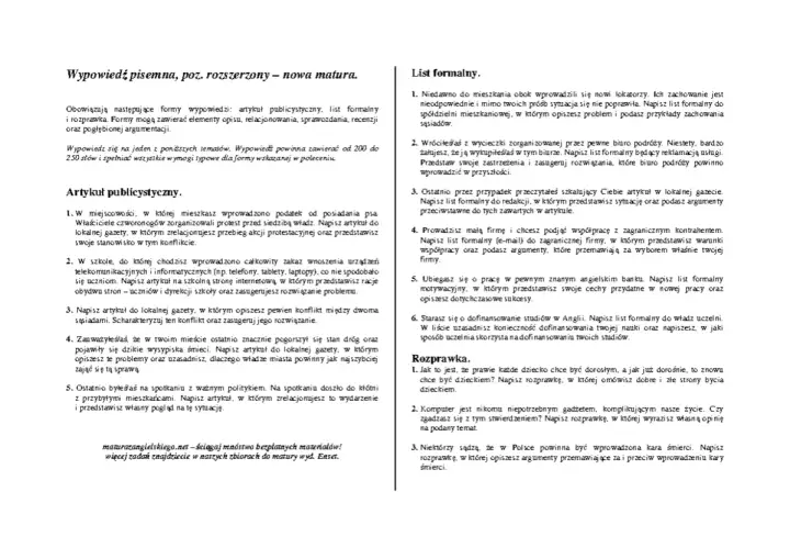 List z zażaleniem do spółdzielni mieszkaniowej opisujący problem z nowymi, nieodpowiedzialnymi sąsiadami.