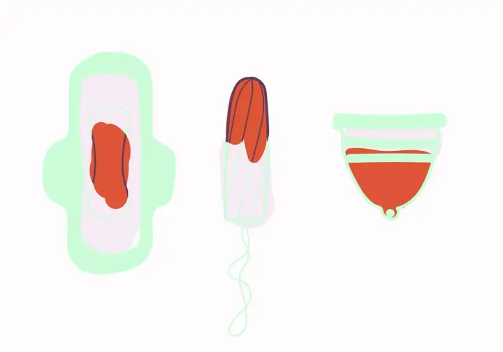 Podpaska, tampon i kubeczek menstruacyjny – wybór dla dziewcząt na pierwszy okres.