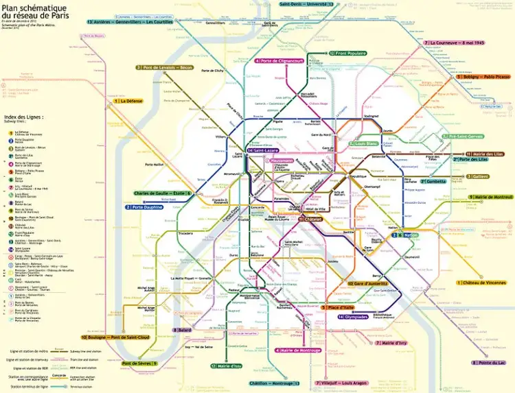 Mapa dzielnic Paryża - najważniejsze informacje.