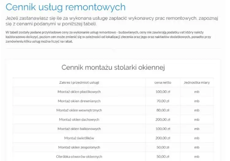 Aktualne ceny robót remontowych: kompleksowy cennik usług