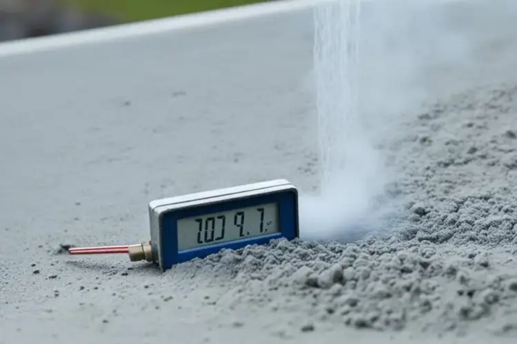 Do jakiej temperatury można lać beton, by zapewnić jego trwałość?