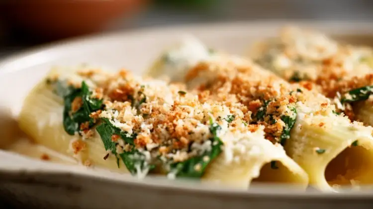 Cannelloni ze Szpinakiem w Sosie Beszamelowym - Przepis z Ricottą