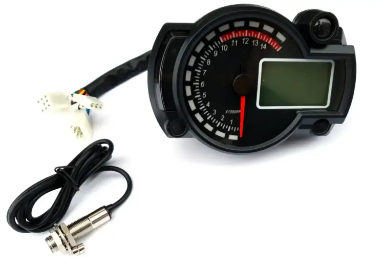 Uniwersalny licznik motocyklowy: Podłącz i skalibruj bez serwisu