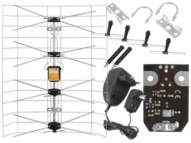Antena siatkowa ze wzmacniaczem DVB-T2/HEVC: Wybór, montaż, problemy