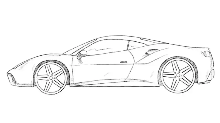 Jak narysować ferrari: proste kroki do idealnego rysunku samochodu