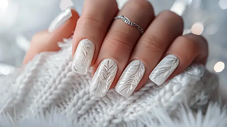 Biała hybryda na paznokciach - Nowoczesny look z białym akcentem