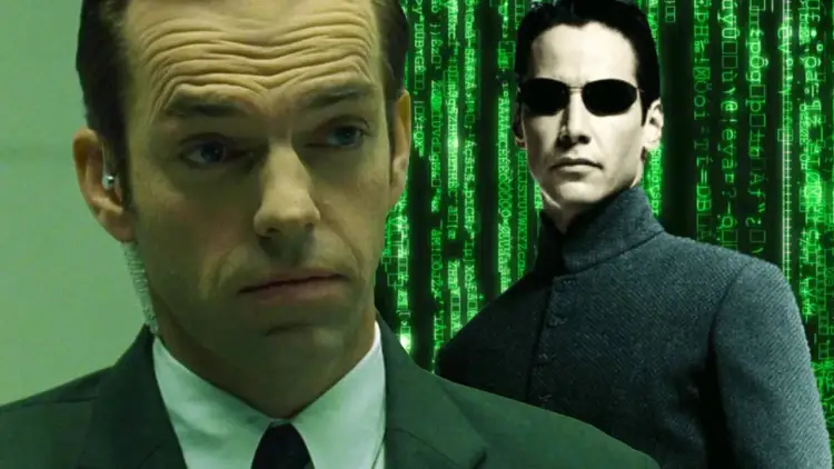 Agent Smith i Neo z Matrixa. Czy wiesz, ile lat ma Thomas Anderson?