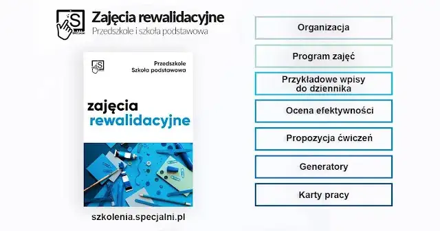 Pomysły na zajęcia korekcyjno-kompensacyjne do dziennika przedszkolnego
