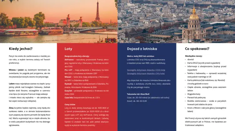 Planujesz podróż do Paryża? Dowiedz się, kiedy jechać, jakie są opcje lotów i jak dojechać z lotniska. Sprawdź też, co warto zabrać ze sobą!