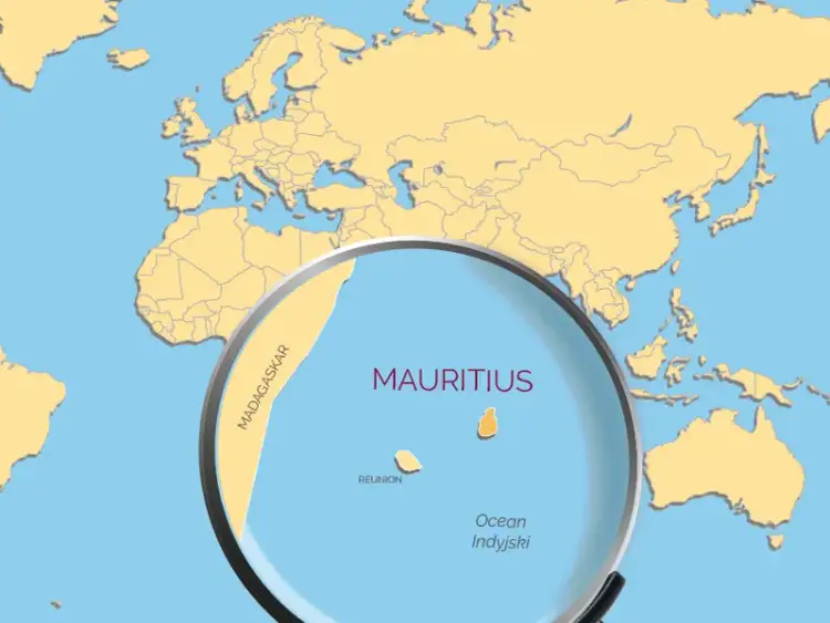 Gdzie leży wyspa Mauritius? Zobacz mapę i poznaj dokładne położenie