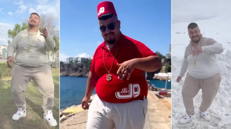 Yasin Cengiz żyje i ma się dobrze, pozując w różnych strojach i sceneriach, od śniegu po plażę.