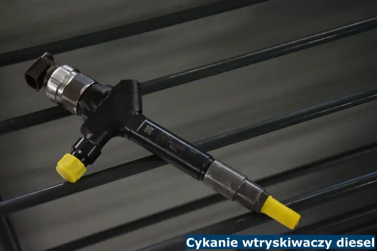 Wtryskiwacz diesla, element odpowiedzialny za precyzyjne dawkowanie paliwa. Cykanie w silniku diesel może oznaczać problem z tym podzespołem.
