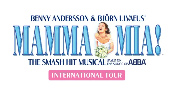 Szukasz biletów na Mamma Mia! Musical? Zobacz plakat międzynarodowej trasy tego hitu opartego na piosenkach ABBA.