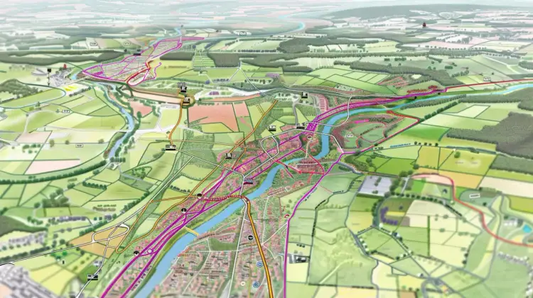 Obwodnica pułtuska - mapa i warianty planowanej obwodnicy miasta pułtusk