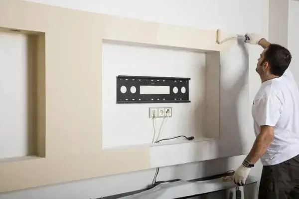 Zabudowa telewizora z karton gipsu: krok po kroku dla każdego