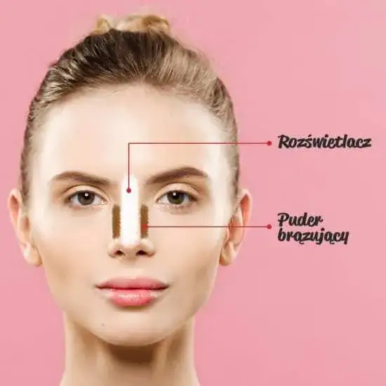 Jak zwęzić nos makijażem: 9 skutecznych technik konturowania