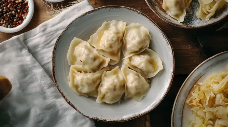 Pierogi z kapustą i grzybami kcal - Ile ma 1 sztuka i cała porcja?