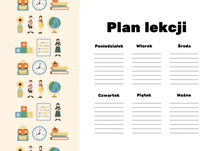 Co znika z planu lekcji w 7. klasie? Sprawdź zmiany!