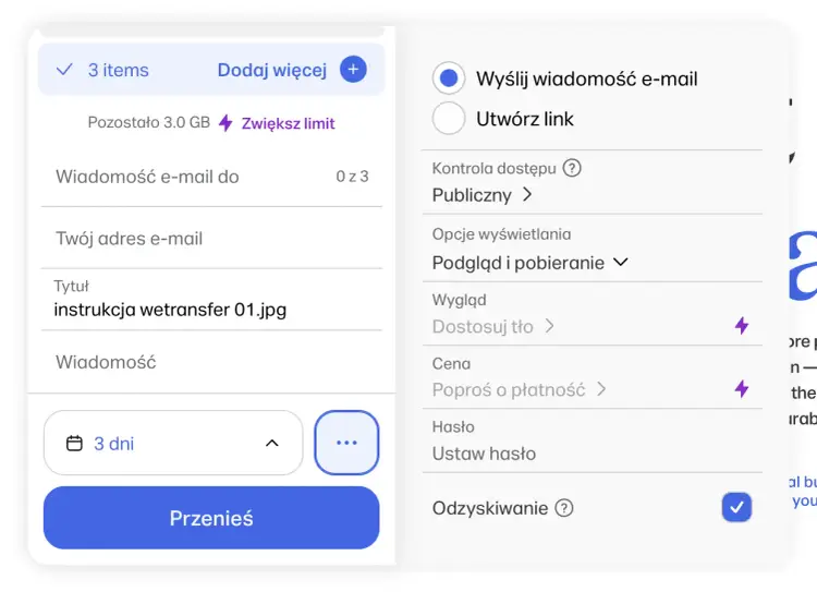 Darmowy WeTransfer - Jak działa dziś? Limity i porady