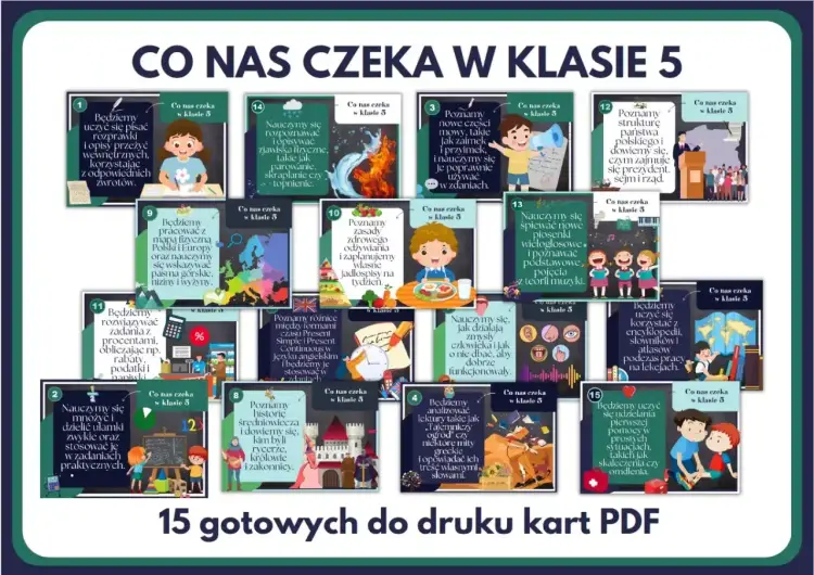 Przedmioty w 5 klasie - Co czeka piątoklasistę?