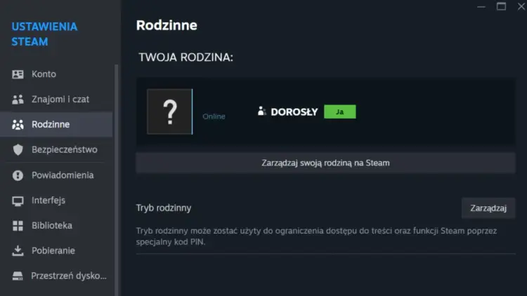 Rodzina Steam - jak działa? Poradnik dla graczy i rodziców